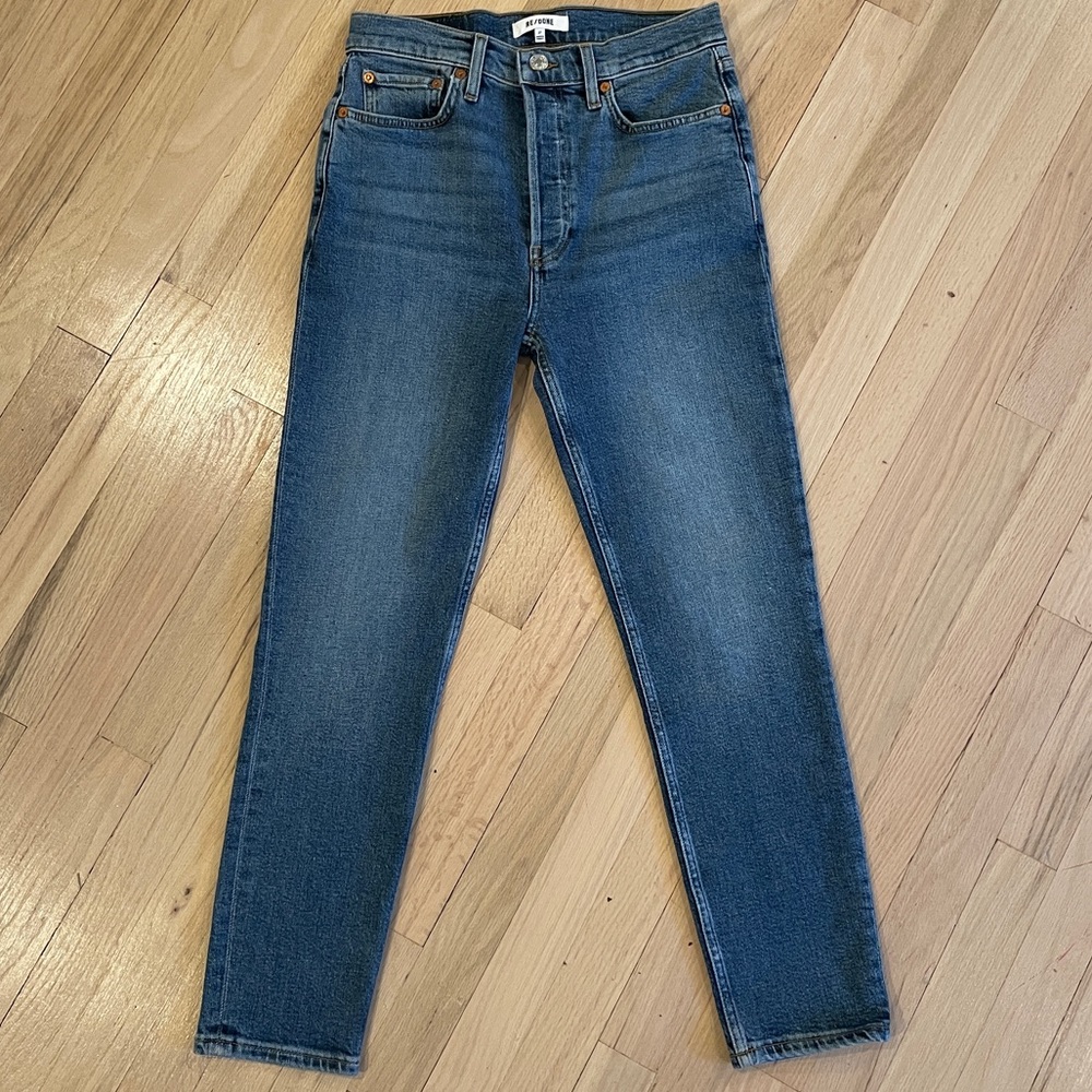 RE/DONE 90's High Rise Ankle Crop